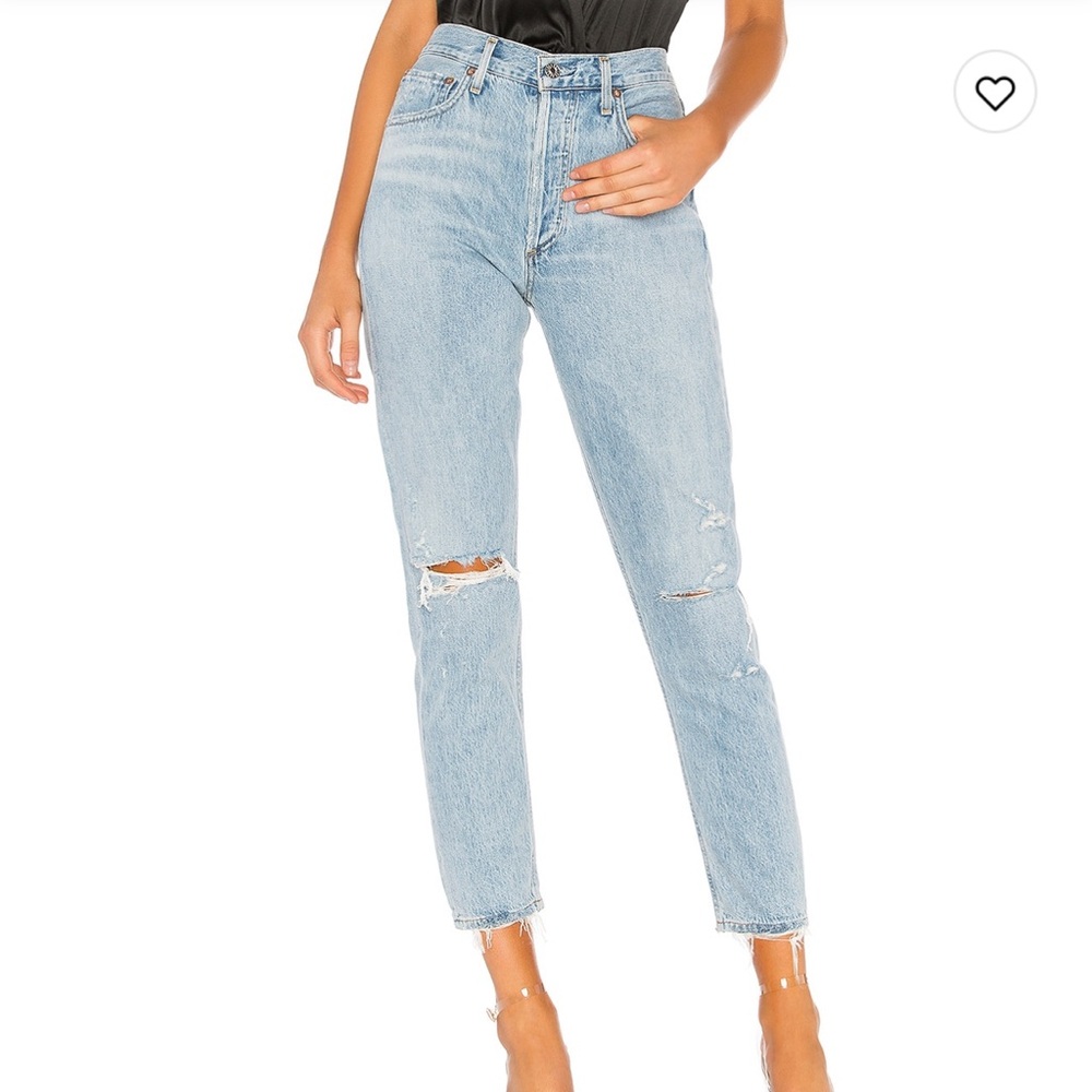 Agolde High Rise Jamie Jeans in Shakedown - 30